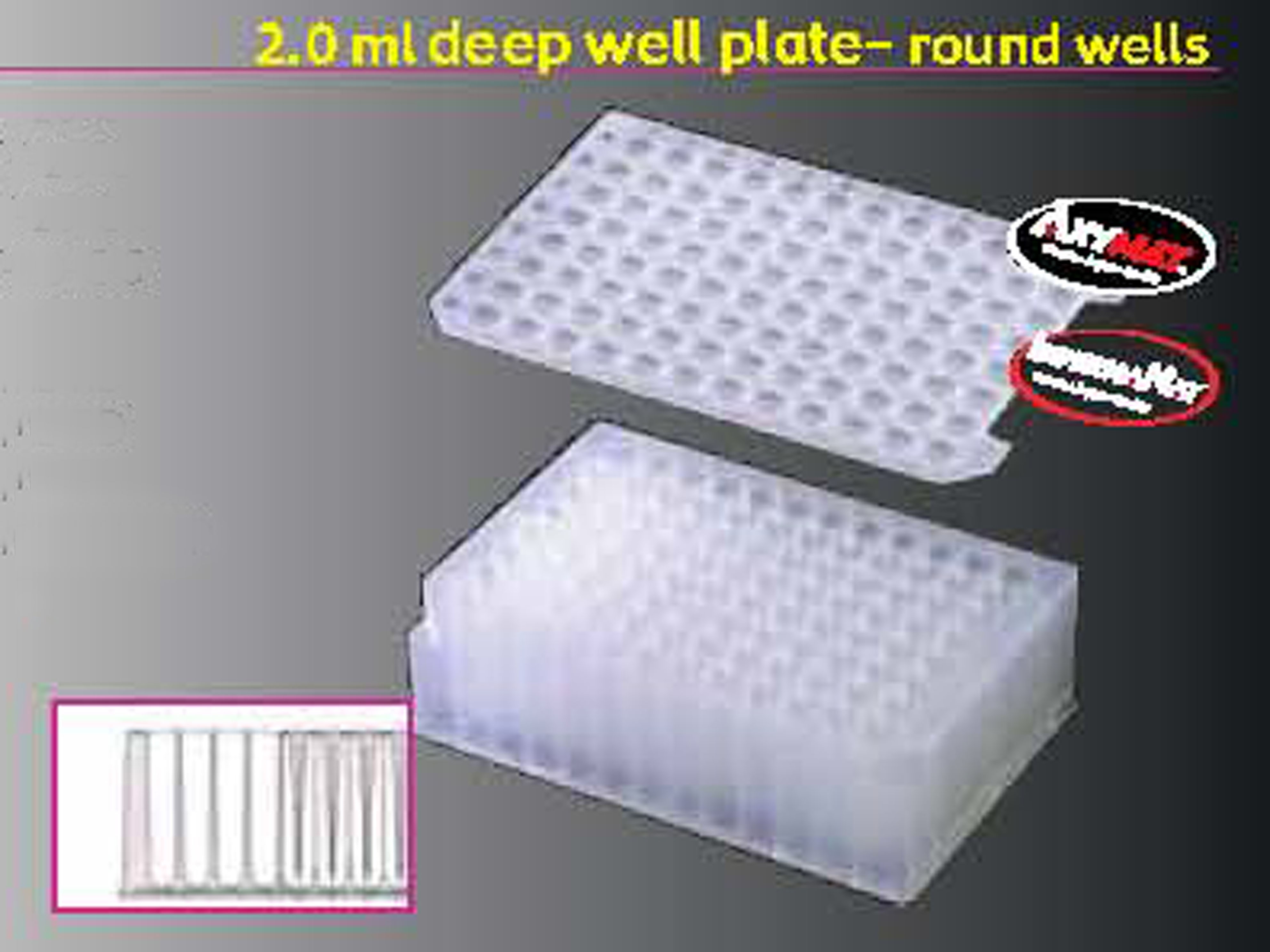 AXYGEN P-DW-20-C2.0ml深孔板 圓孔 