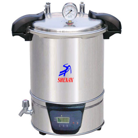  SHENAN 申安手提式不銹鋼電熱蒸汽滅菌器SYQ.DSX-280A  